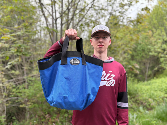 Large Royal Blue Tote- Short Handles