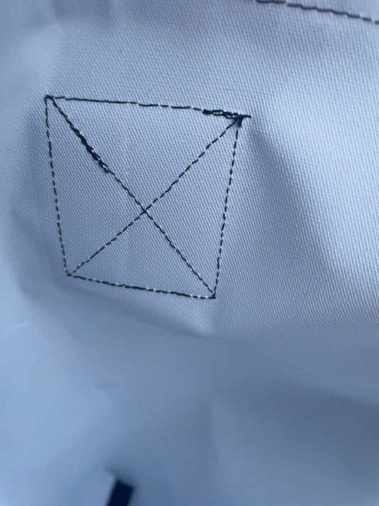 Small White Canvas Tote