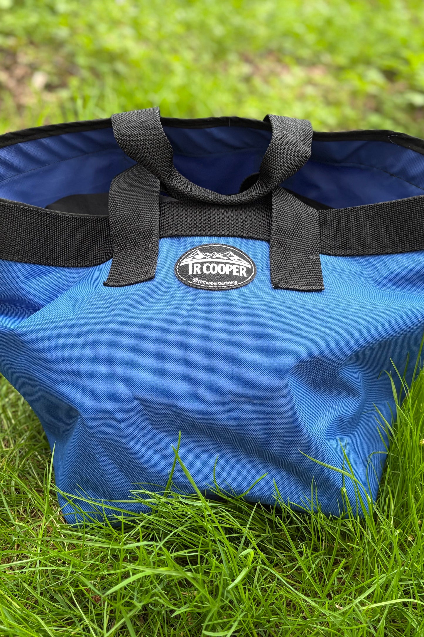 Large Royal Blue Tote- Short Handles