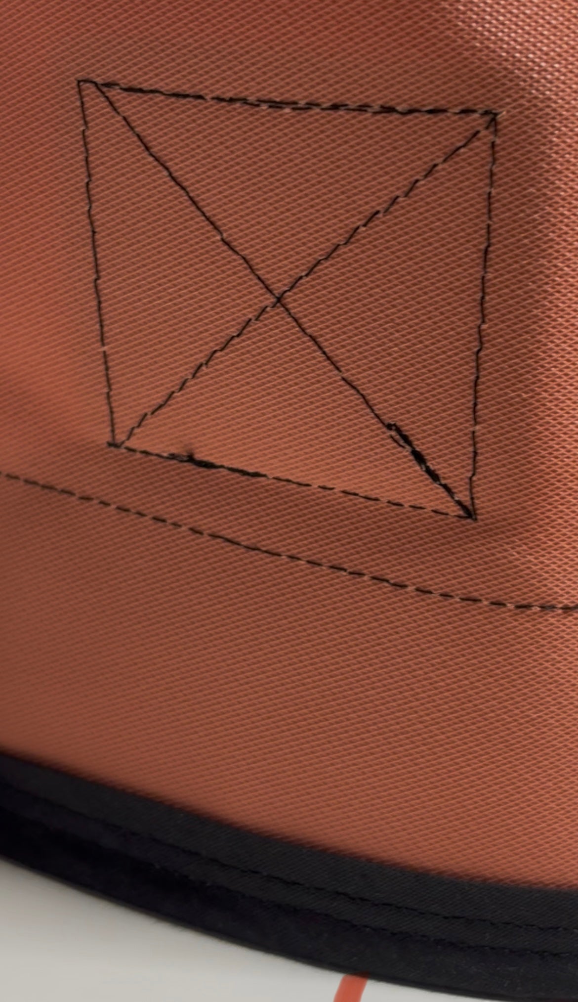Small Coral Canvas Tote
