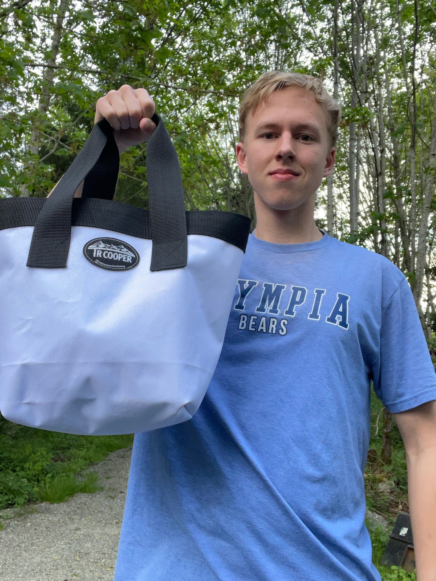 Small White Canvas Tote